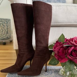 Jimmy Choo Suede Knee High Boots